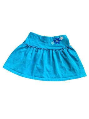Girl Connection Y2K Vintage Blue Cotton Skirt
